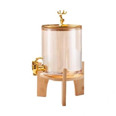 Bình thủy tinh 3,5L chịu nhiệt có vòi, đế gỗ sang trọng - Giá ưu đãi 229.000₫ 7