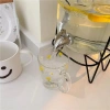 Bình thủy tinh 4L cho tủ lạnh - vòi vặn tiện lợi, kèm kệ, mix nước hoa quả 7