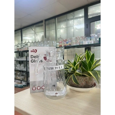 Bình thủy tinh ca nước DeLi 1,7L - Bền, chịu nhiệt, mẫu mã đẹp, giá 95.000₫