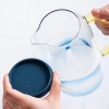 Bình thủy tinh chịu nhiệt 1.3L Quai vàng, nắp silicone cao cấp - Giá chỉ 95.000₫ 5