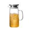 Bình thủy tinh chịu nhiệt có quai cầm, nắp inox - Đựng nước 1L Giá ưu đãi 115.000₫ 5