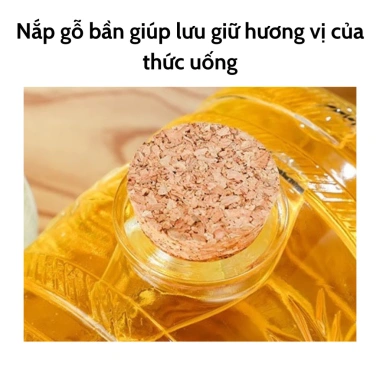 Bình thủy tinh đựng nước có vòi kèm chân gỗ, dung tích 3-5L, bình ngâm rượu lắp gỗ bần - giảm giá 289k 3 Bình thủy tinh đựng nước có vòi kèm chân gỗ, dung tích 3-5L, bình ngâm rượu lắp gỗ bần - giảm giá 289k 3