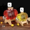 Bình thuỷ tinh đựng nước có vòi và chân gỗ 1-7,5L dày dặn cao cấp giá ưu đãi 269k 4