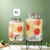 Bình thuỷ tinh đựng nước có vòi và chân gỗ 1-7,5L dày dặn cao cấp giá ưu đãi 269k 10