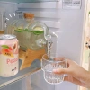Bình Thủy Tinh Đựng Nước Vòi và Chân Gỗ 1L 3L Bình Ngâm Hoa Quả Cao Cấp Giá 159k 9