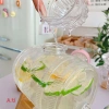 Bình Thuỷ Tinh Đựng Rượu 1L Nước Có Vòi + Kệ Gỗ - Giá Ưu Đãi 148k 3