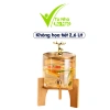 Bình Thủy Tinh Hổ Phách GD25 - Vòi Khóa, Đế Gỗ, Họa Tiết Sang Trọng, Giá 248k 6