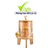 Bình Thủy Tinh Hổ Phách GD25 - Vòi Khóa, Đế Gỗ, Họa Tiết Sang Trọng, Giá 248k 9