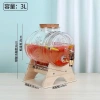Bình thuỷ tinh kèm kệ gỗ đựng rượu, vòi tiện lợi 1L-5L giá ưu đãi 196k 4