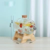 Bình thủy tinh ngâm rượu cỡ đại có vòi vặn, kèm kệ gỗ tiện lợi - giảm còn 199.000đ 4