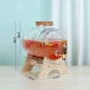 Bình thủy tinh ngâm rượu cỡ đại có vòi vặn, kèm kệ gỗ tiện lợi - giảm còn 199.000đ 7