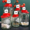 Bình thủy tinh ngâm rượu, ngâm hoa quả đa size 2-10L, có nắp, quai cầm, có/không vòi, dày dặn chắc - Giá chỉ 49.500đ