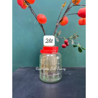 Bình thủy tinh ngâm rượu, ngâm hoa quả đa size 2-10L, có nắp, quai cầm, có/không vòi, dày dặn chắc - Giá chỉ 49.500đ 10