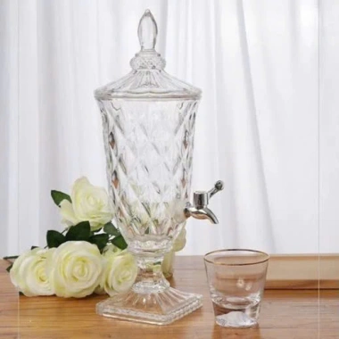 Bình Thủy Tinh pha lê cao cấp 2‑5L có vòi – Tiệc gia đình, giá chỉ 280.000đ