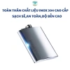 Bình tông inox 304 dày 0.25ml‑5L, đựng rượu, nước dã ngoại, du lịch, kèm túi da tiện lợi - 93.600đ 2