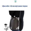 Bình tông inox 304 dày 0.25ml‑5L, đựng rượu, nước dã ngoại, du lịch, kèm túi da tiện lợi - 93.600đ 4