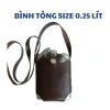 Bình tông inox 304 dày 0.25ml‑5L, đựng rượu, nước dã ngoại, du lịch, kèm túi da tiện lợi - 93.600đ 6