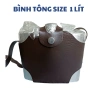 Bình tông inox 304 dày 0.25ml‑5L, đựng rượu, nước dã ngoại, du lịch, kèm túi da tiện lợi - 93.600đ 8