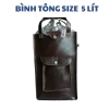 Bình tông inox 304 dày 0.25ml‑5L, đựng rượu, nước dã ngoại, du lịch, kèm túi da tiện lợi - 93.600đ 9