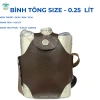 Bình tông inox 304 dày 0.25ml‑5L, đựng rượu, nước dã ngoại, du lịch, kèm túi da tiện lợi - 93.600đ 10