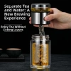 Bình Trà POKINGE 500ml Borosilicate Inox 304 - Chống ăn mòn silicon, tháo rời, không rò rỉ, cầm tay tiện cho trường học