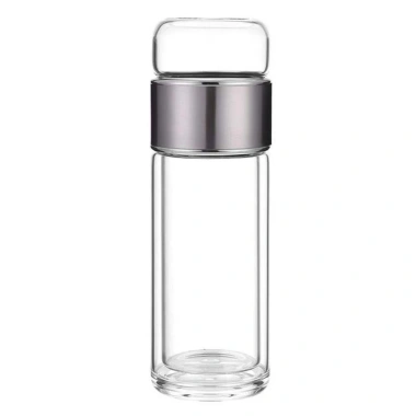 Bình Trà POKINGE 500ml Borosilicate Inox 304 - Chống ăn mòn silicon, tháo rời, không rò rỉ, cầm tay tiện cho trường học
