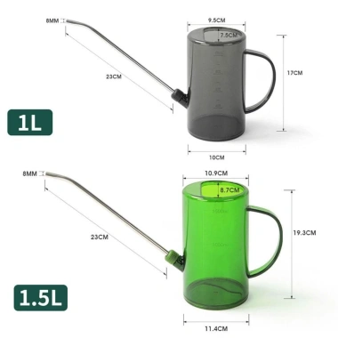 Bình tưới nước Zaofahua 1 chiếc - Ấm lớn, vòi dài tháo rời, chai vườn miệng đo lường, giảm 18% còn 91.520 2