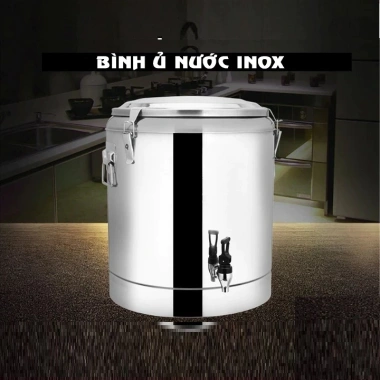 Bình ủ trà Inox 304 cách nhiệt 3 lớp 20-50L, giữ nóng/lạnh cả ngày - Giá ưu đãi 235k 2