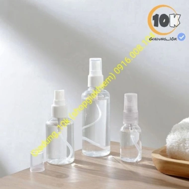 Bình xịt chiết dung tích 10‑100ml z14 - Giá chỉ 7.390₫, phù hợp mỹ phẩm, hóa chất