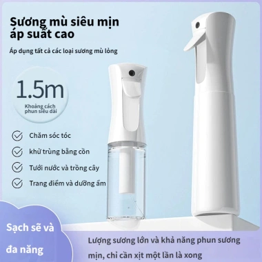 Bình Xịt Cồn Áp Suất Cao 29k - Khử Trùng, Trang Điểm, Hydrat Hóa, Sương Mù, Tưới Nhỏ