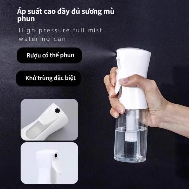 Bình Xịt Cồn Áp Suất Cao 29k - Khử Trùng, Trang Điểm, Hydrat Hóa, Sương Mù, Tưới Nhỏ 3 Bình Xịt Cồn Áp Suất Cao 29k - Khử Trùng, Trang Điểm, Hydrat Hóa, Sương Mù, Tưới Nhỏ 3