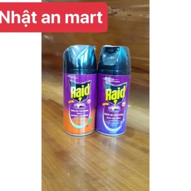 Bình xịt côn trùng RAID 300ml - Diệt muỗi, gián hiệu quả, giá chỉ 48.000₫ (giảm từ 61.920₫)