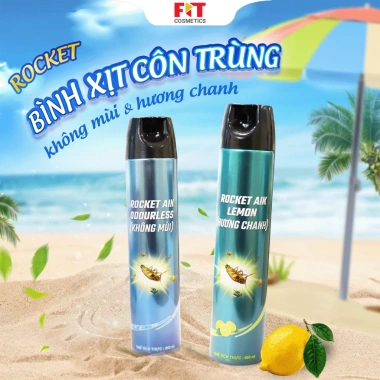 Bình Xịt Côn Trùng Rocket ALK 660ml - Diệt Nhanh, An Toàn, Giá 79.000đ