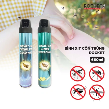 Bình Xịt Côn Trùng Rocket ALK 660ml - Diệt Nhanh, An Toàn, Giá 79.000đ 3 Bình Xịt Côn Trùng Rocket ALK 660ml - Diệt Nhanh, An Toàn, Giá 79.000đ 3
