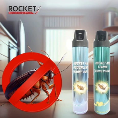 Bình Xịt Côn Trùng Rocket ALK 660ml - Diệt Nhanh, An Toàn, Giá 79.000đ