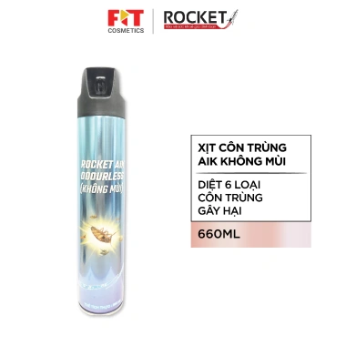 Bình Xịt Côn Trùng Rocket ALK 660ml - Diệt Nhanh, An Toàn, Giá 79.000đ