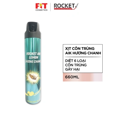 Bình Xịt Côn Trùng Rocket ALK 660ml - Diệt Nhanh, An Toàn, Giá 79.000đ