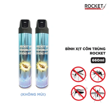 Bình Xịt Côn Trùng Rocket ALK 660ml - Diệt Nhanh, An Toàn, Giá 79.000đ 8 Bình Xịt Côn Trùng Rocket ALK 660ml - Diệt Nhanh, An Toàn, Giá 79.000đ 8