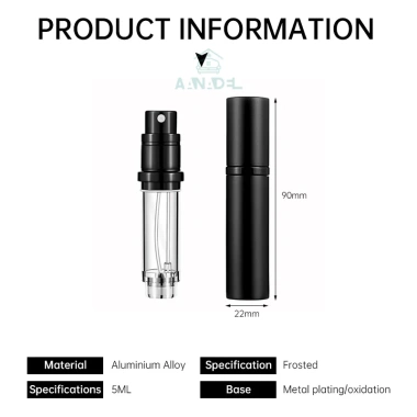 Bình xịt du lịch cầm tay Aanadel – nước hoa cao cấp, đựng nước trang điểm, giá chỉ 73.590₫