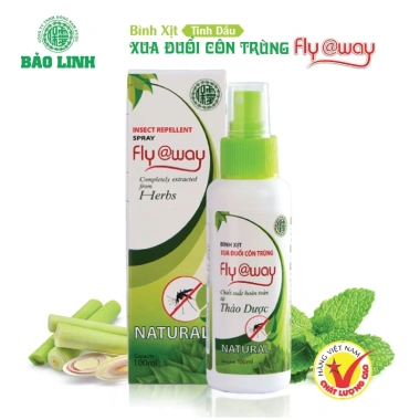 Bình xịt đuổi muỗi Flyaway Bảo Linh – Chiết xuất thảo dược, an toàn cho bé, 32.000₫ 5