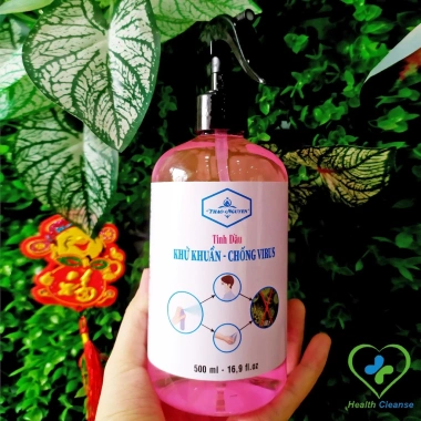 Bình xịt khử khuẩn 500ml tinh dầu sả chanh THẢO NGUYÊN - Diệt vi khuẩn, thơm mát, giá chỉ 125.000đ 4
