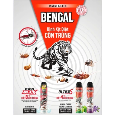 Bình xịt muỗi Bengal Pro Max 500ml - Diệt 8 loại côn trùng, an toàn cho gia đình, giá ưu đãi 76.000₫ 4