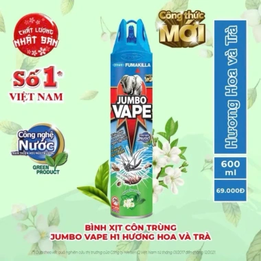 Bình xịt muỗi Jumpo 600ml Cam Chanh không mùi – Diệt muỗi hiệu quả, giá chỉ 59.898 VND 10