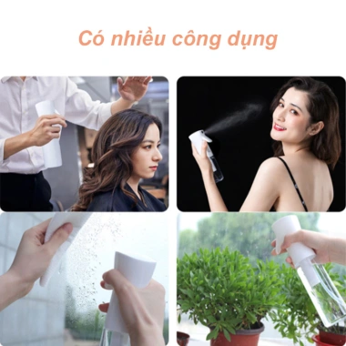 Bình Xịt Phun Sương Áp Suất Cao 200/300/500ml - Dưỡng ẩm da mặt, tiện du lịch, giảm giá 2 Bình Xịt Phun Sương Áp Suất Cao 200/300/500ml - Dưỡng ẩm da mặt, tiện du lịch, giảm giá 2