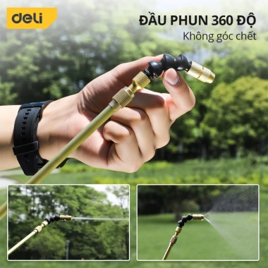 Bình Xịt Tưới Cây 10L Deli Chính Hãng - Phun Thuốc Sâu, Sương, Rửa Xe, Giá 200k 7