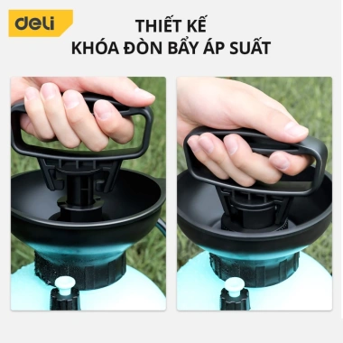 Bình Xịt Tưới Cây 10L Deli Chính Hãng - Phun Thuốc Sâu, Sương, Rửa Xe, Giá 200k 9