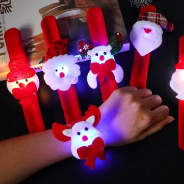 BINNIS Vòng Tay Đèn LED Giáng Sinh - Đồng Hồ Đập Sáng, 12 Cái Đóng Gói, Quà Tặng Xinh, Giá 24.000 VND 6
