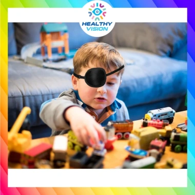 Bịt mắt 3D Healthy Vision #29 điều chỉnh nhược thị, viễn thị, dây co giãn 99.000đ