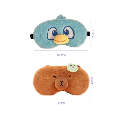Bịt mắt bông Capybara mặt nạ ngủ kèm gel làm mát - Giá chỉ 50.000 VNĐ