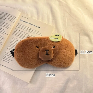 Bịt mắt bông Capybara mặt nạ ngủ kèm gel làm mát - Giá chỉ 50.000 VNĐ